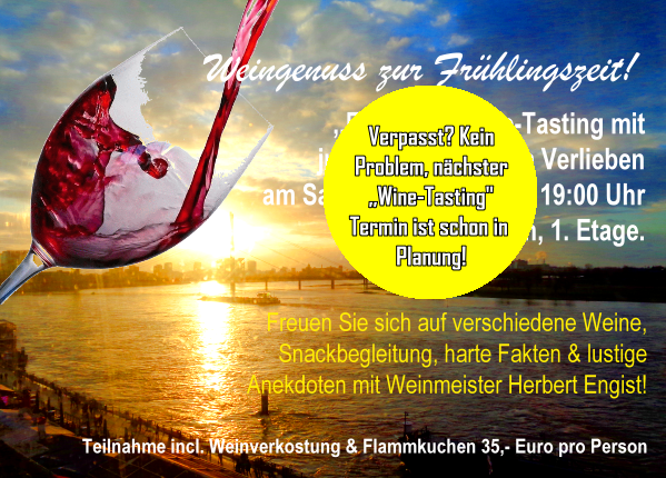 Weinprobe im En de Canon